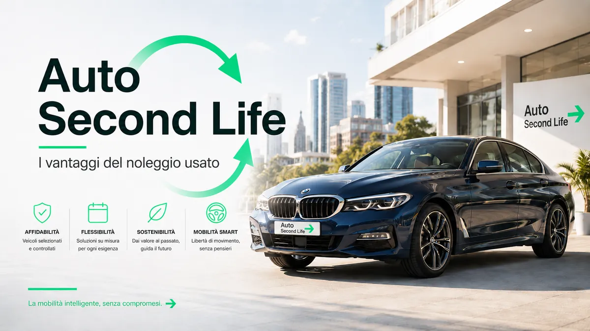 Auto Second Life: perché noleggiare un’auto usata conviene davvero