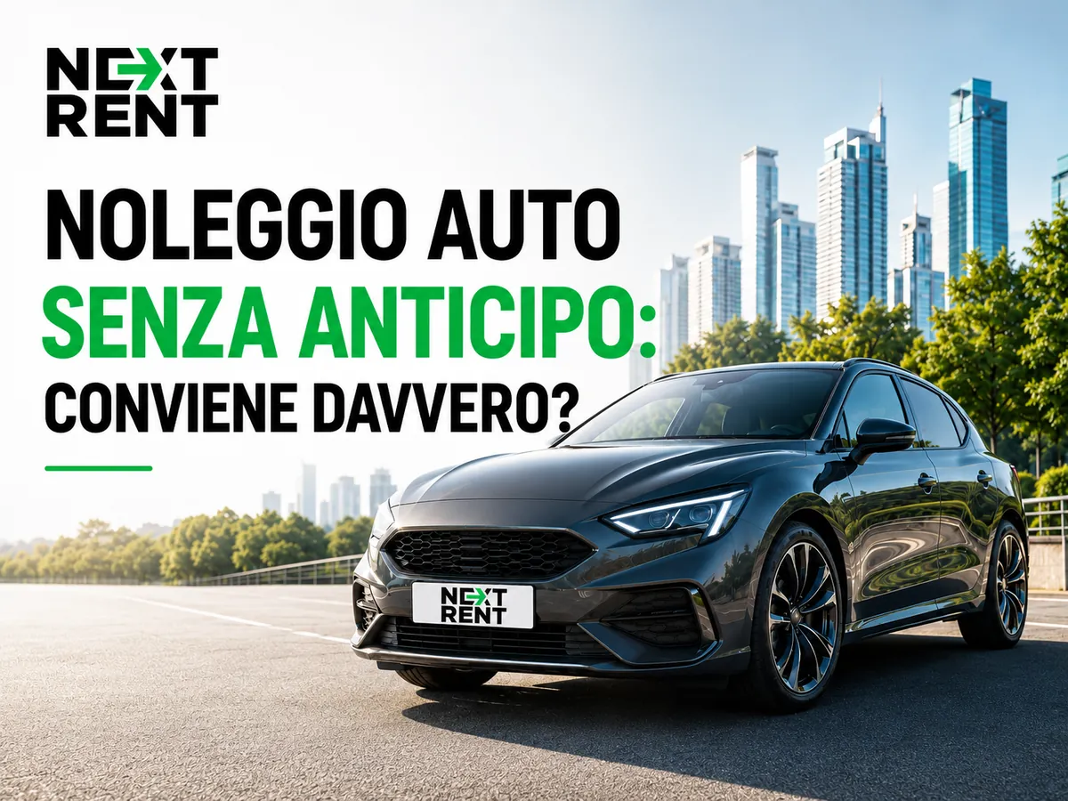 Noleggio auto senza anticipo: conviene davvero?